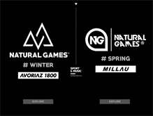 Tablet Screenshot of naturalgames.fr